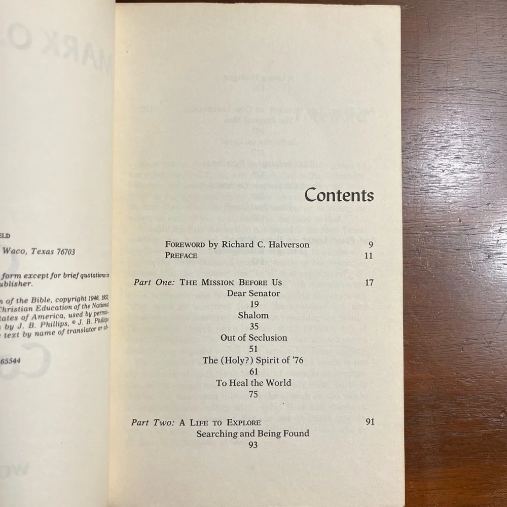 📕”Conflict and Conscience” (1971) by Mark O. Hatfield Vintage Paperback Book📕 - Picture 7 of 14